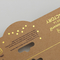 Дизайн отрезка плашки подгонял напечатанный логотип золота карт заголовка складчатости Kraft