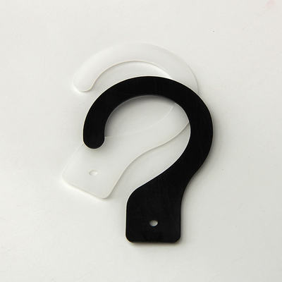 Простые белые черные крюки сплошного цвета небольшие пластиковые без логотипа