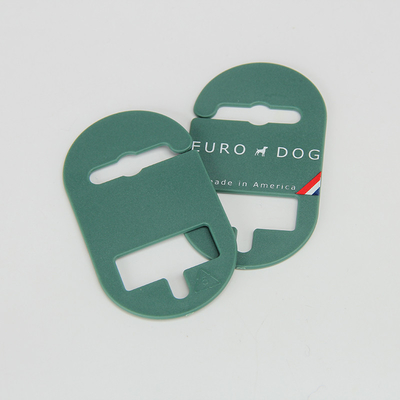 Вешалка 4.8cmx8.8cm проводки собаки PP зеленого цвета ODM OEM