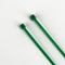 Собственная личность краткости зеленого цвета ODM запирая связи кабеля нейлона 2.5mmx100mm