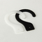 Простые белые черные крюки сплошного цвета небольшие пластиковые без логотипа